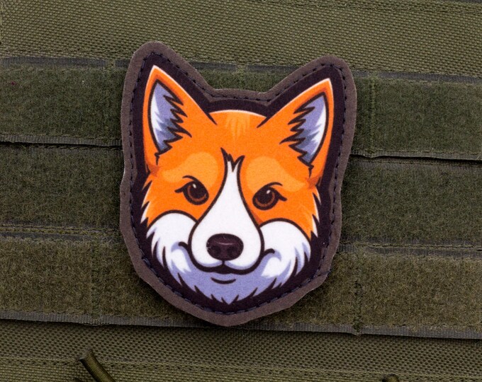 Shiba Inu Patch – Cartoon Style
