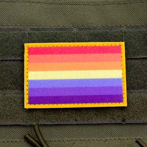 Xenogender flag hook and loop patch