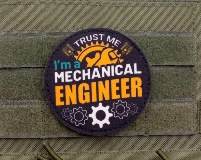 Mechanical Engineer Emblem Patch
