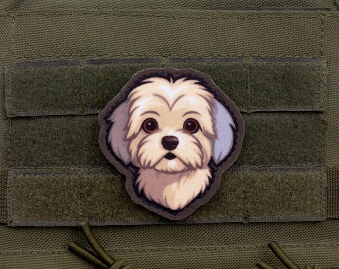 Maltese Patch – Cartoon Style