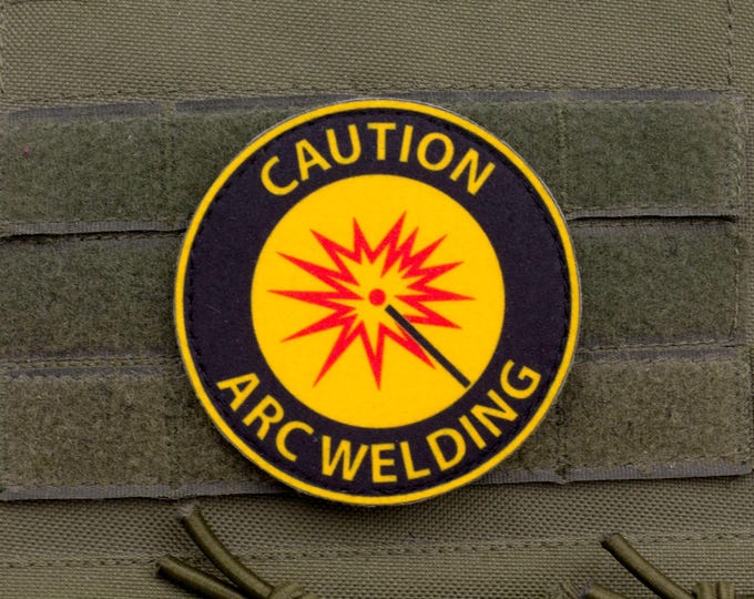 Caution Arc Welding Patch