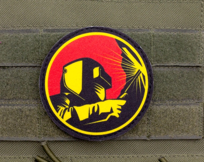 Welder at Work Emblem Patch