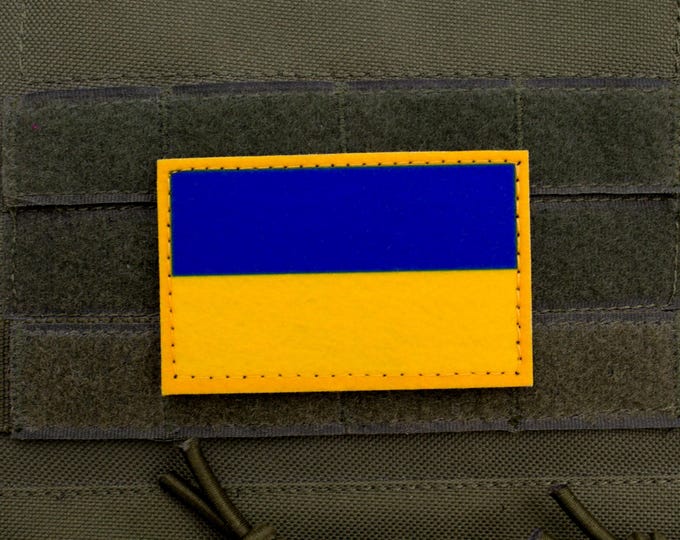 Ukraine Flag Hook-and-Loop Patch