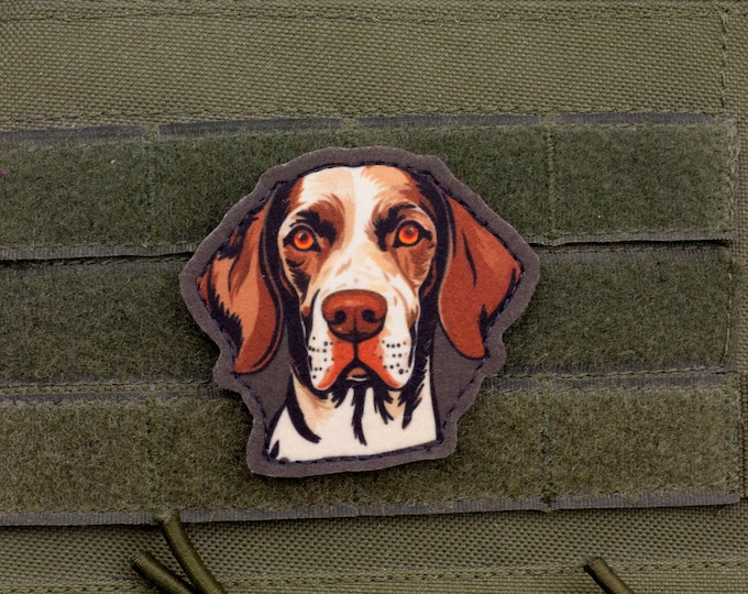 German Shorthaired Pointer Patch, Deutsch Kurzhaar – Cartoon Style