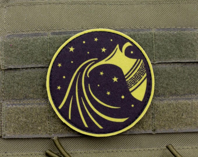 Aquarius Zodiac Felt Patch
