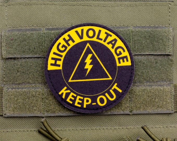 High Voltage Keep Out Patch