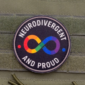 Neurodivergent and Proud Felt Patch