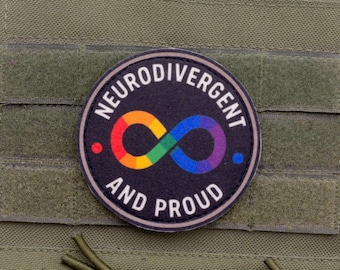 Neurodivergent and Proud Felt Patch