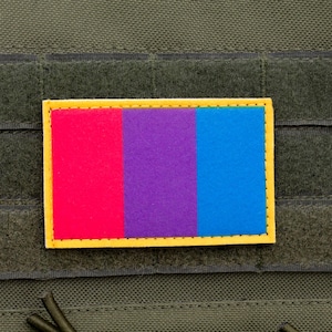 LGBTQ Androgynous flag hook and loop patch