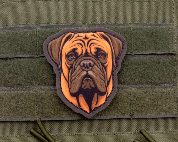 Bullmastiff Patch – Cartoon Style