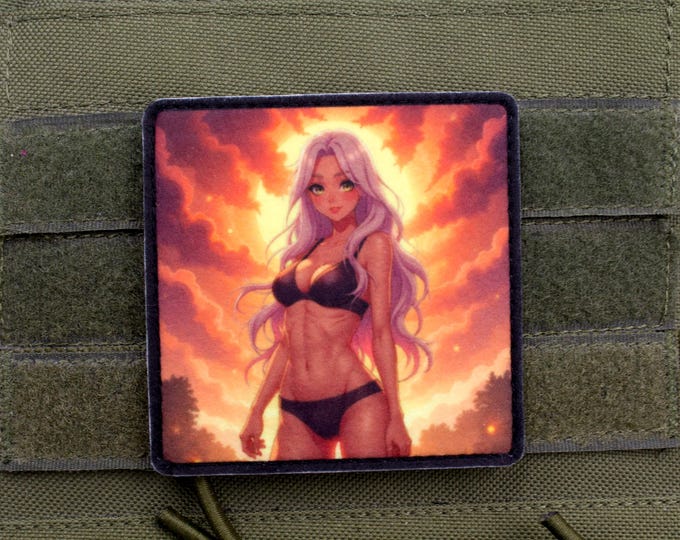 Anime Sexy Girl Felt Patch