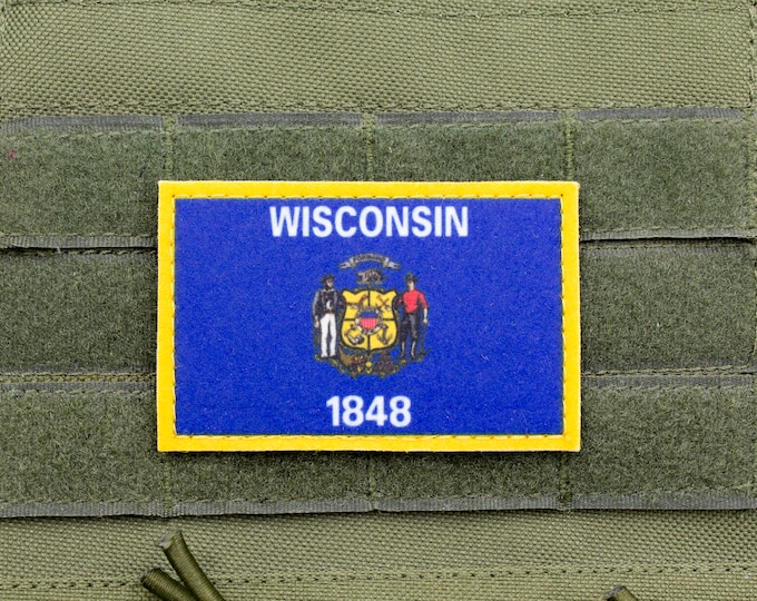 Wisconsin State Flag Patch