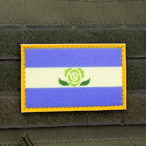 LGBTQ Achillean flag hook and loop patch
