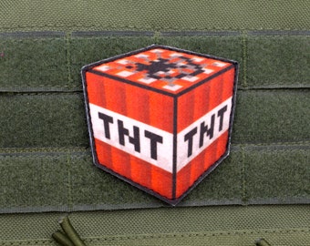 TNT video game morale velcro patch