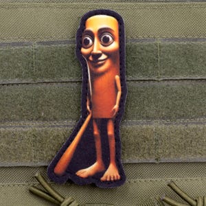 Tung Tung Tung Sahur italian brainrot tiktok meme hook and loop morale patch