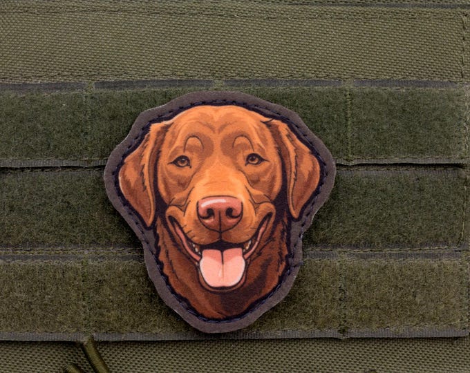 Chesapeake Bay Retriever Patch – Cartoon Style