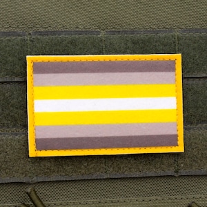 LGBTQ Demigender flag hook and loop patch