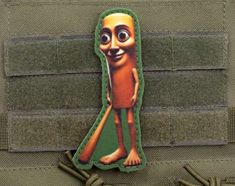 Tung Tung Tung Sahur italian brainrot tiktok meme hook and loop morale patch