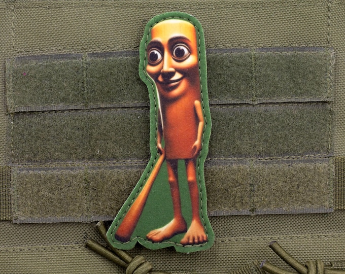 Tung Tung Tung Sahur italian brainrot tiktok meme hook and loop morale patch
