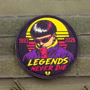 Legends Never Die – Oliver Tribute Hook and Loop Patch