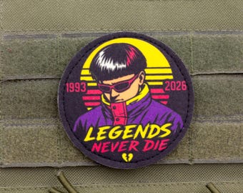 Lendas Nunca Morrem – Patch de Velcro em Homenagem a Oliver