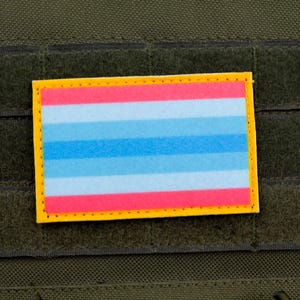 Trans man LGBTQ Flagge mit Klettverschluss