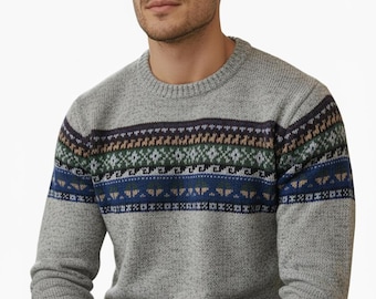 Handmade Alpaca Sweater | Peruvian Knit, Unisex Jumper