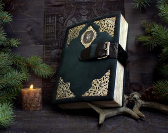 Hekate Leder Grimoire, Blank Zauberbuch Journal, Gothic Okkult A5