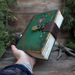 Tarot witchcraft thick Journal grimoire, Beginner Witch Journal, Witch diary Notebook, Mystical Goddess Journal -A Witchy Spellbook blank