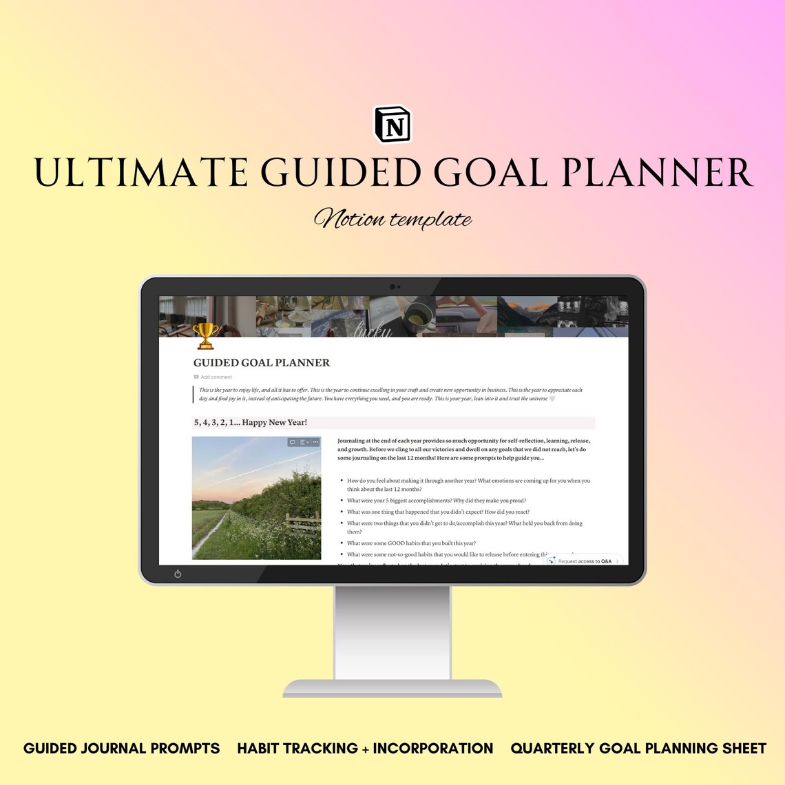 Ultimate Guided Goal Planner - Etsy
