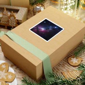 Galaxy Kiss-Cut Stickers | Astronomical Art Decals for Laptop, Journals, Scrapbooking, Cosmic Decor, Gift for Space Lovers
