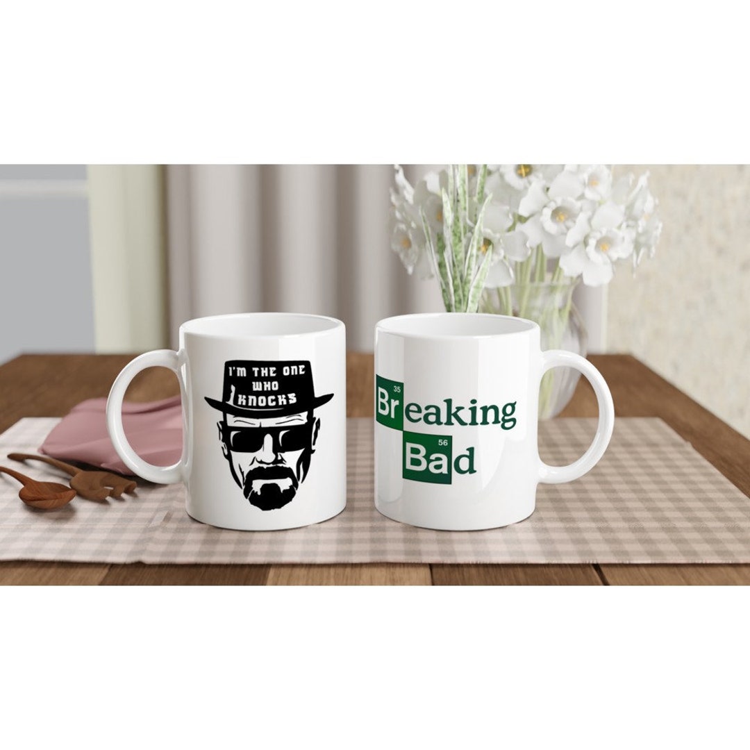 I Am the One Who Knocks Breaking Bad Mug TV Show Quote Walter White ...