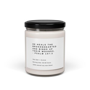 Scripture Scented Soy Candle, 9oz