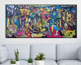 Guernica Metal Wall Art: Pablo Picasso Modern Home Decor