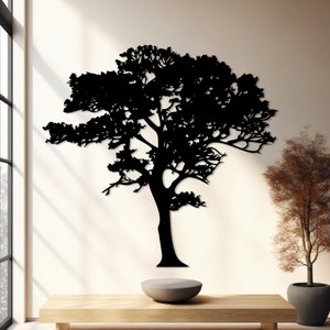 Oversized Tree of Life Metal Wall Art: Modern Farmhouse Decor