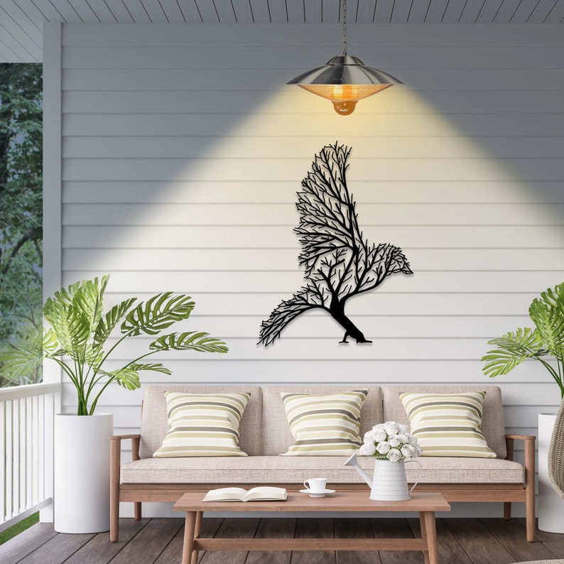 Metal Bird Branch Wall Art: Nature Inspired Home Decor - Etsy