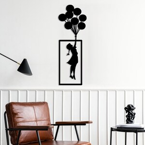 banksy wall art, trendy wall art, contemporary art, housewarming gift, banksy poster, banksy artwork, banksy street art, metal wall art, graffiti wall art, street art, street art poster, banksy balloon girl, unique wall decor