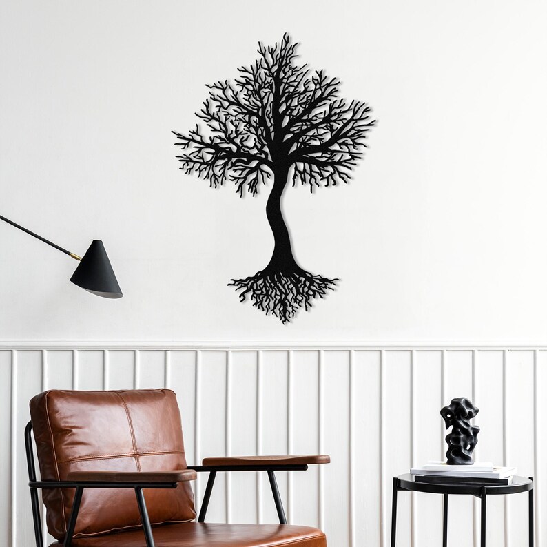 Tree of Life Metal Wall Art: Nature Inspired Forest Decor - Etsy