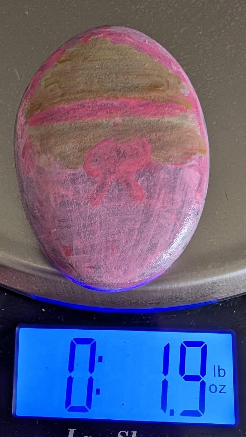 1oz Series - Decorative Hand-Painted Rocks - RockHider.com Ballerina Slipper