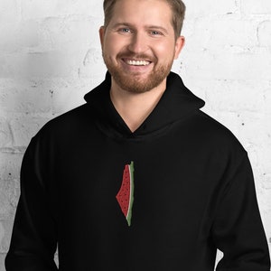 Embroidered Free Palestine Hoodie, Palestine Hoodie, Palestine Flag, Palestine Shirt, Keffiyeh, Palestine Watermelon, Free Palestine,Kuffiya