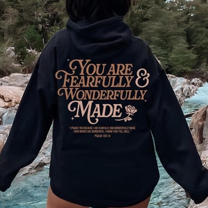 Womens Christian Hoodie, Bible Verse Hoodie, Faith Based Gift,Trendy Christian Merch,Christian Gift For Her, Religious Gift, Jesus Hoodie