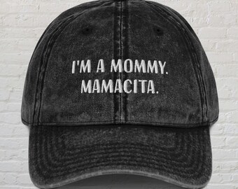 Boné bordado "Sou Mamãe Mamacita", Boné divertido "Sou Mamãe", Boné para Anúncio de Gravidez, Boné "Mamãe"