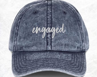 Engaged Hat,Engaged Bachelorette Party Bride Hat,Engagement Gift For Bride, Bachelorette Party Gift,Future Mrs Hat,Engaged AF Hat