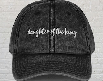 Daughter Of The King Hat, Christian Woman Hat, Jesus Hat, Faith Based Hat, Gift For Christian Woman, Bible Verse Hat, Trendy Christian Merch