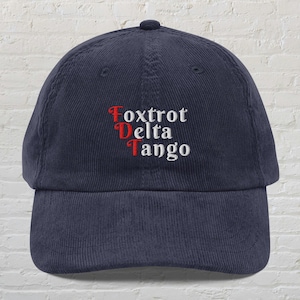 Foxtrot Delta Tango Hat, Anti Trump Hat, Subtle FDT Baseball Cap, I Didn&#39;t Vote For Him, Democrat Election Hat,Feminist Hat, Resistance Hat