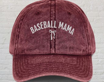 Baseball Mama Game Day Hat,Baseball Mom Hat,Sports Mom Hat,Baseball Hat For Mothers Day Gift,Baseball Season Hat, Game Day Cap