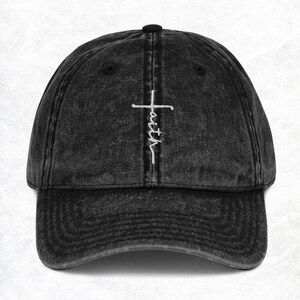 Faith Cross Hat, Holy Cross Hat, Jesus Hat, Christian Hat, Cross Cap, Christian Apparel, Faith Hat, Worship Hat
