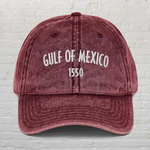 Gulf Of Mexico Hat, Subtle FDT Hat, Anti Trump Hat, Anti MAGA Hat, Gulf Coast Hat, American Gulf Of Mexico Cap, American Pride Patriotic Hat