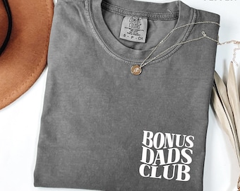 Bonus Dad Club Shirt, lustiges Stiefvater Geschenk, Bonus Papa Geschenk, Vatertagsgeschenke, Beste Papa Geschenke, Best Step Dad T Shirt, lustiges Stiefvater Shirt