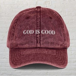 God Is Good Christian Hat, Christian God Is Good Apparel, Worship Praise God Christian Hat, Religious Prayer Hat, Gift For Christian